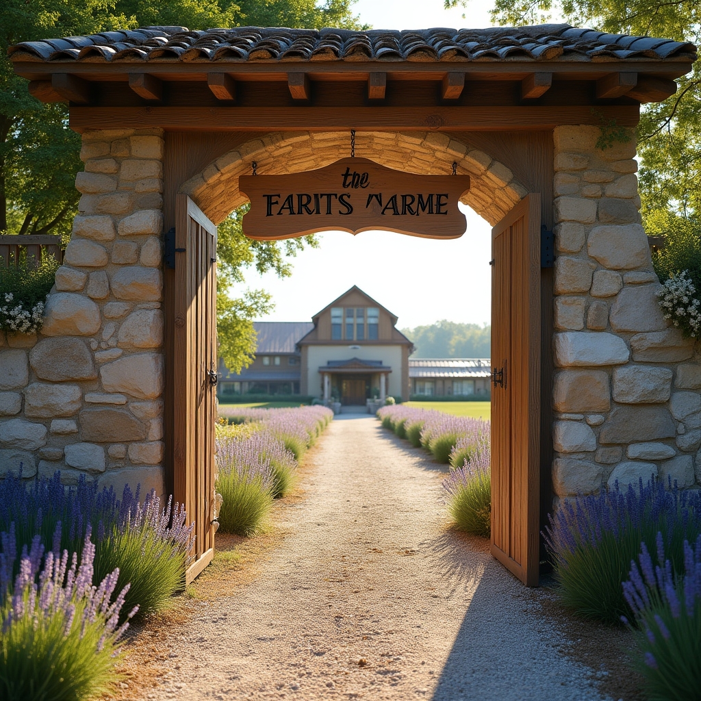 L'entrée accueillante de notre ferme