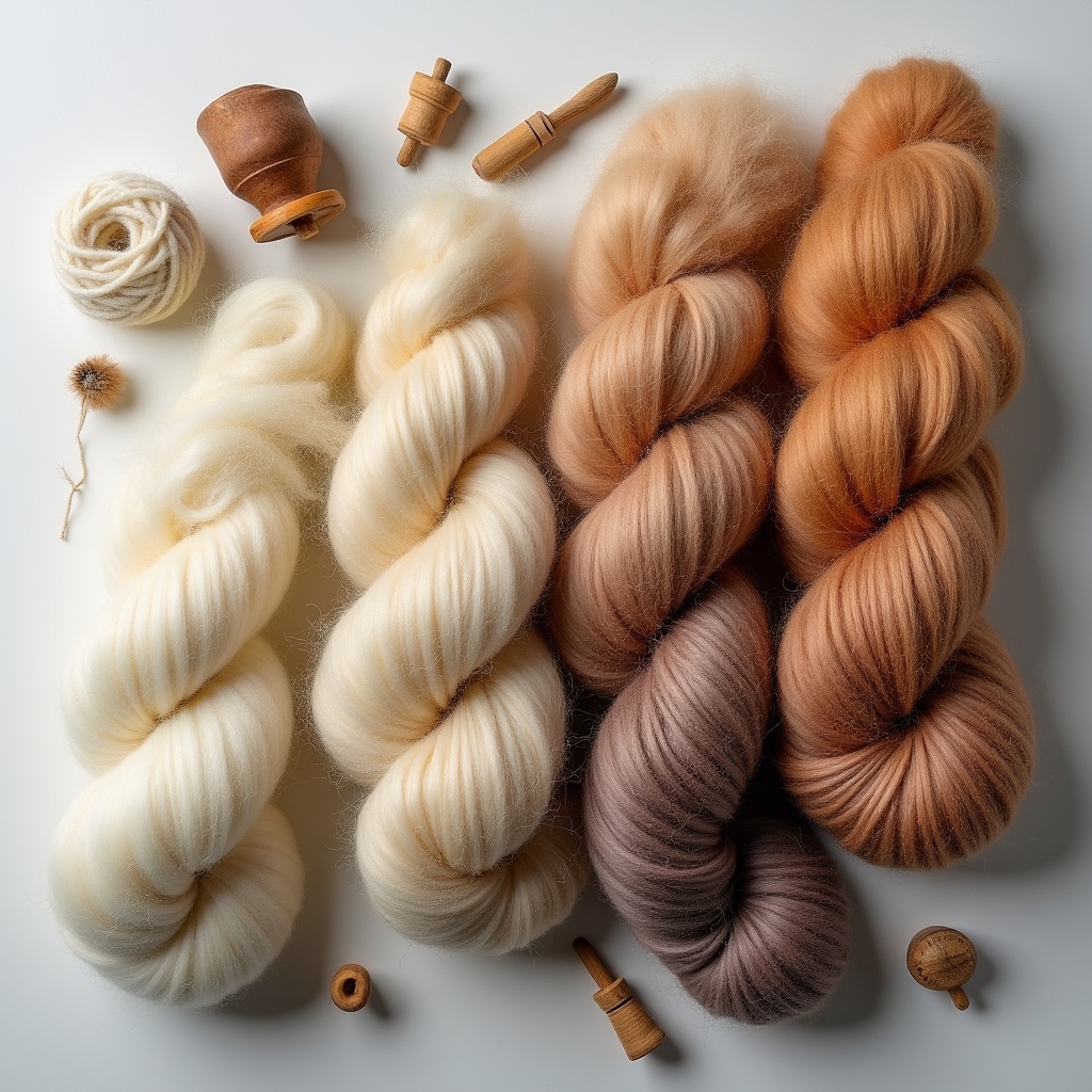 Notre collection de fils mohair artisanaux